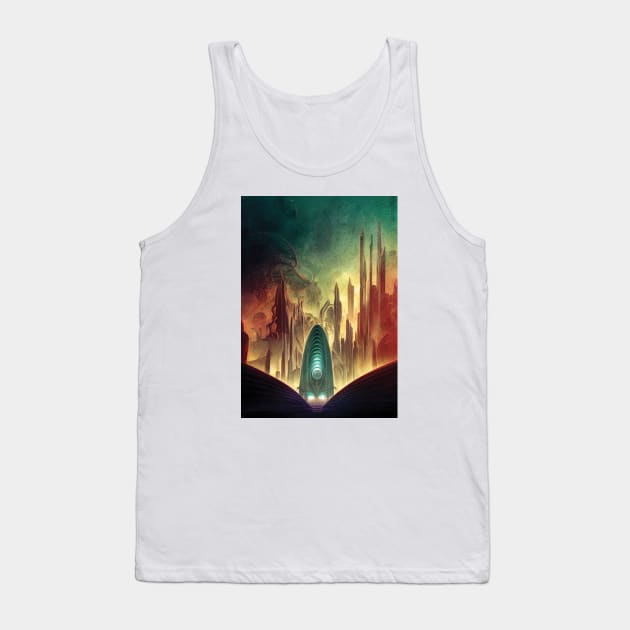 Alien City Imagination - DESIGN Tank Top by MadeBYAhsan